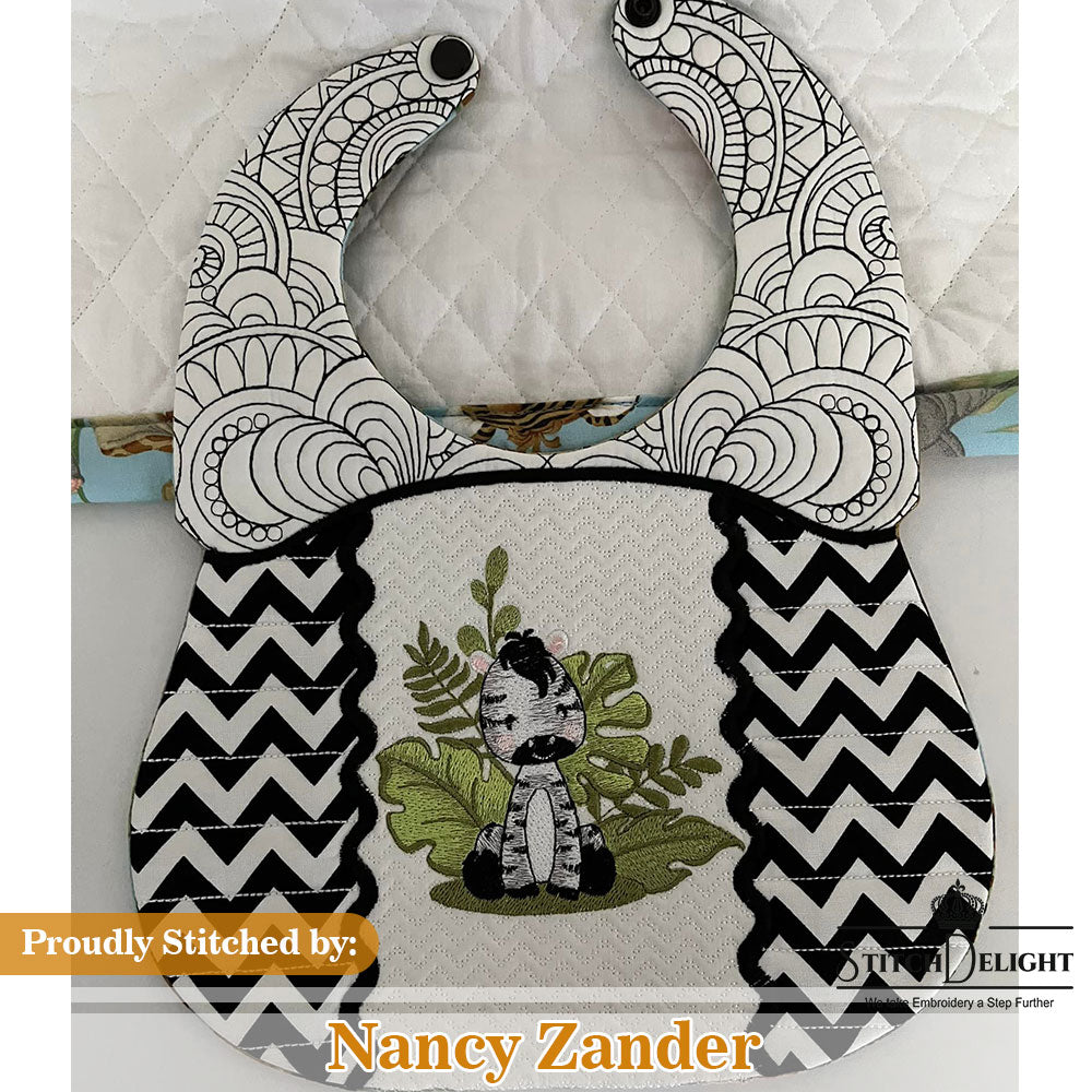 SDS5484 Our Little Safari Baby Bibs