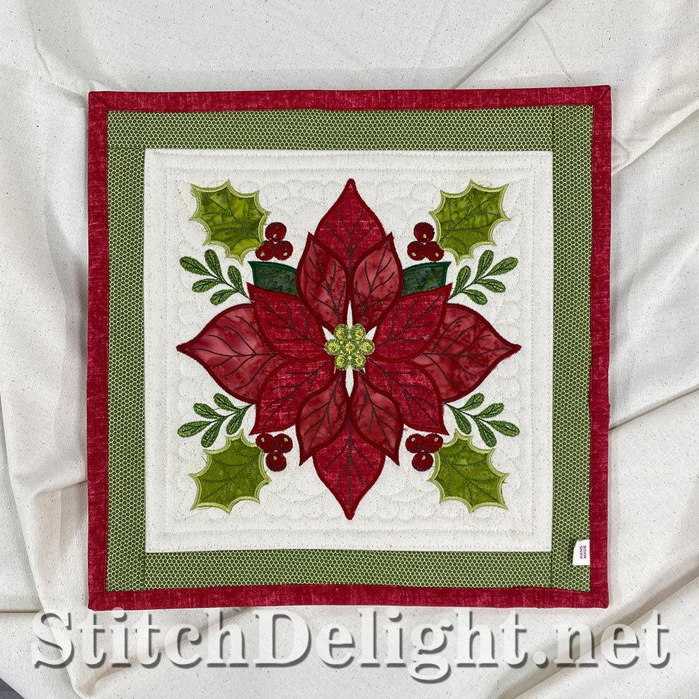 SDS5619 Poinsettia Potholders