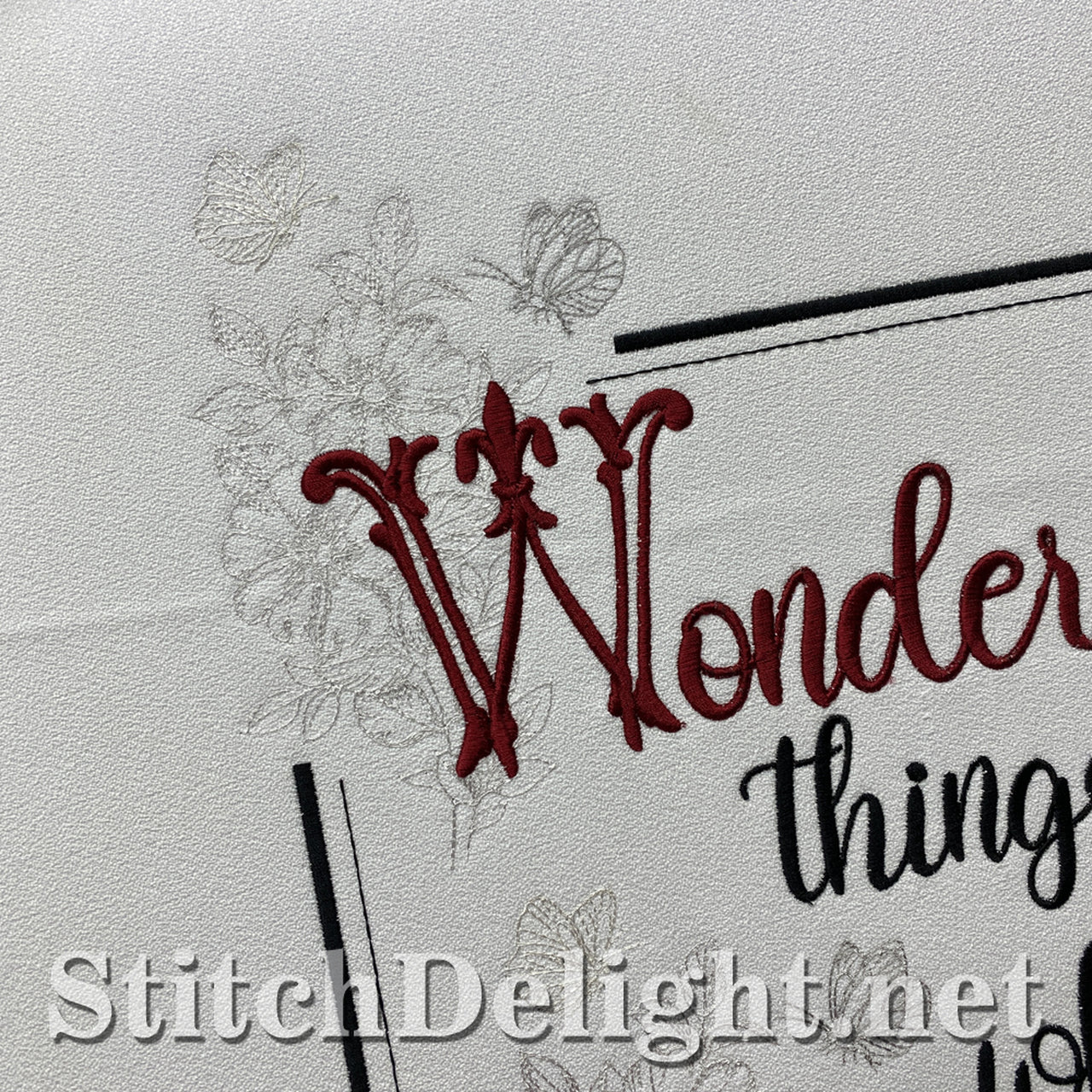 SDS1787 Elegant Scroll Font