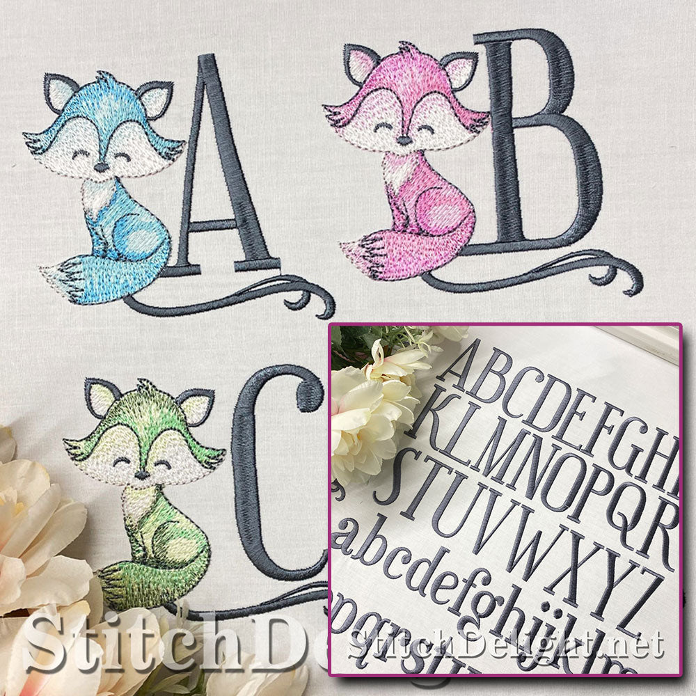 SDS5415/4 Foxy Font and Matching Font Combo