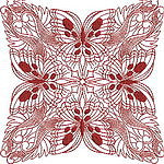 SD405 RW Butterfly Quiltblocks Machine Embroidery Files