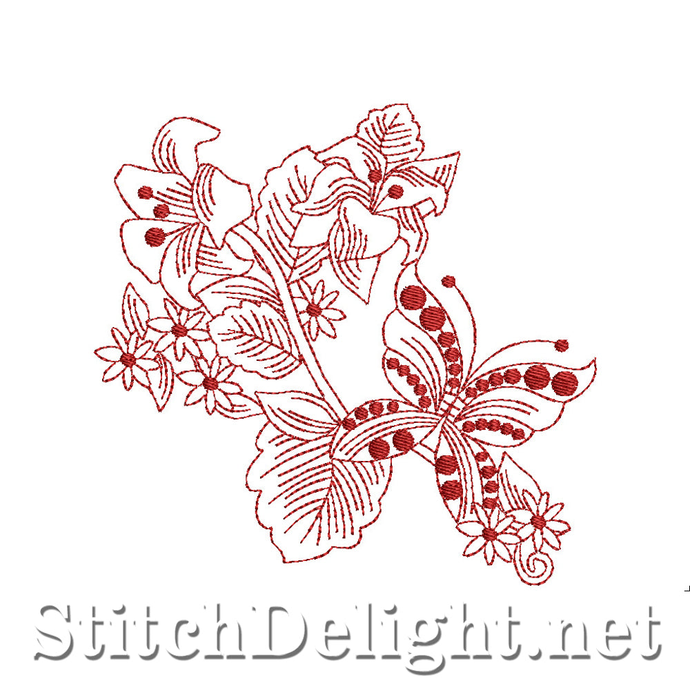 Fleurs papillon SD416 RW