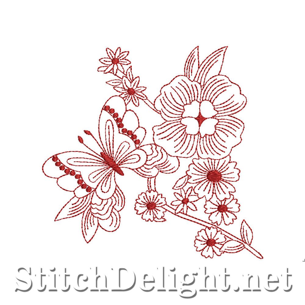 Fleurs papillon SD416 RW