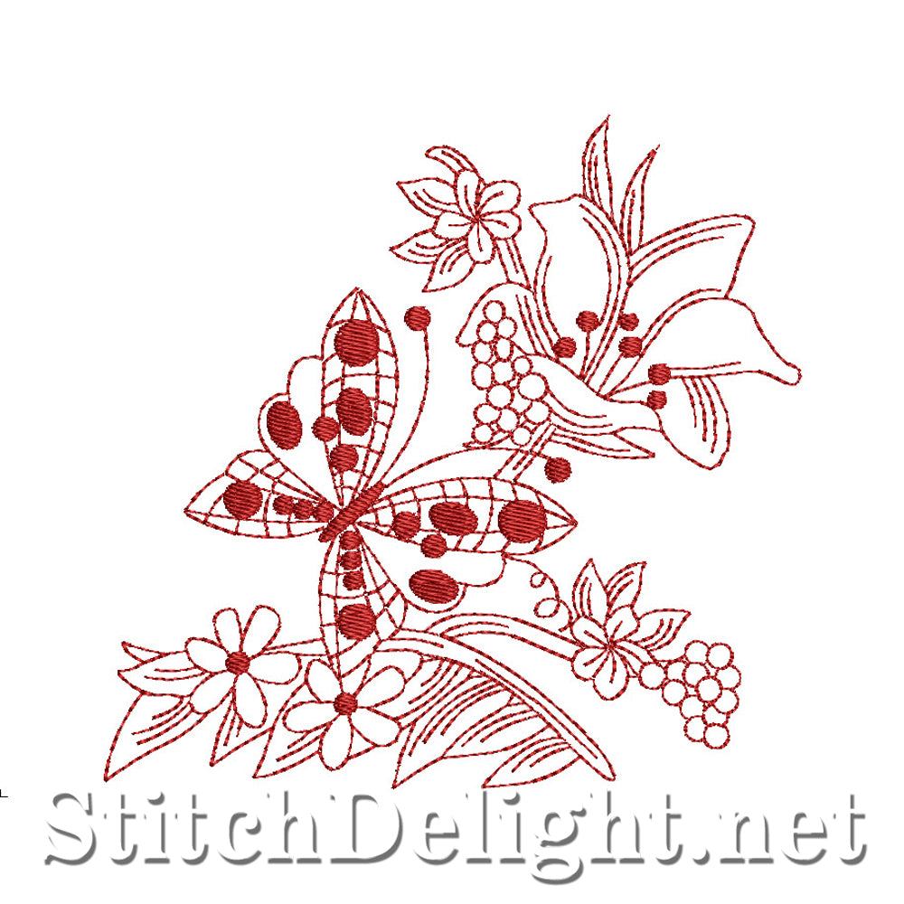 Fleurs papillon SD416 RW