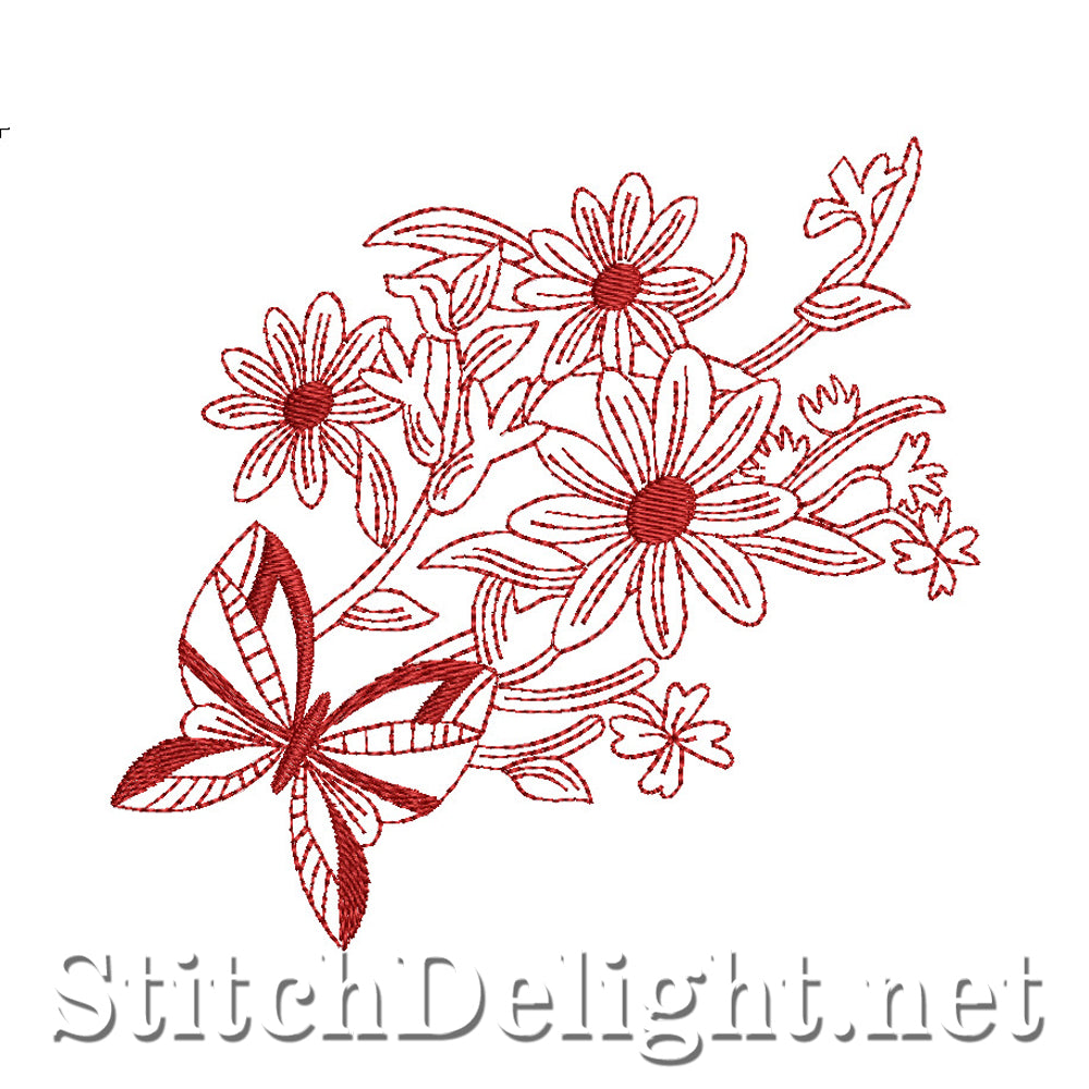 Fleurs papillon SD416 RW