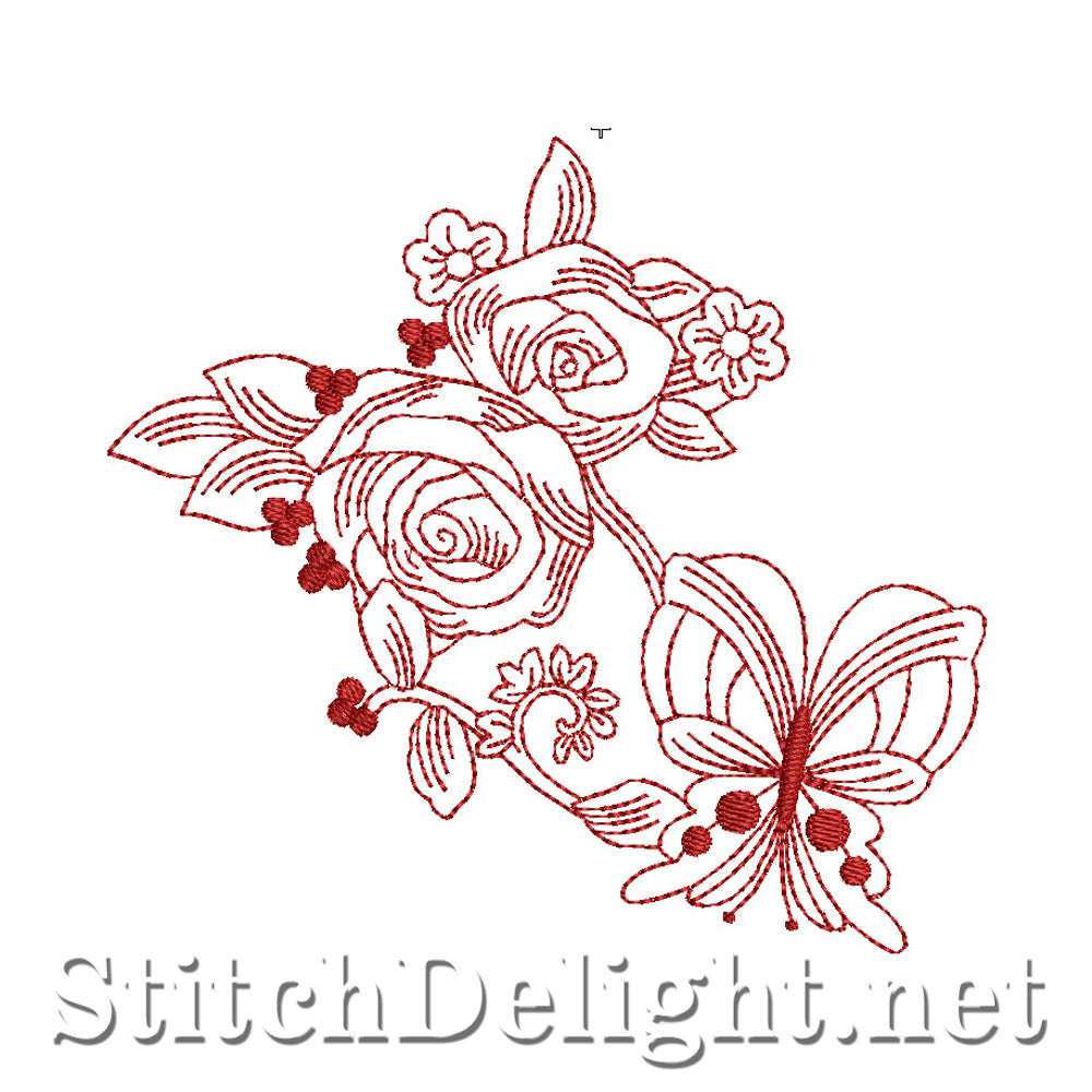 Fleurs papillon SD416 RW