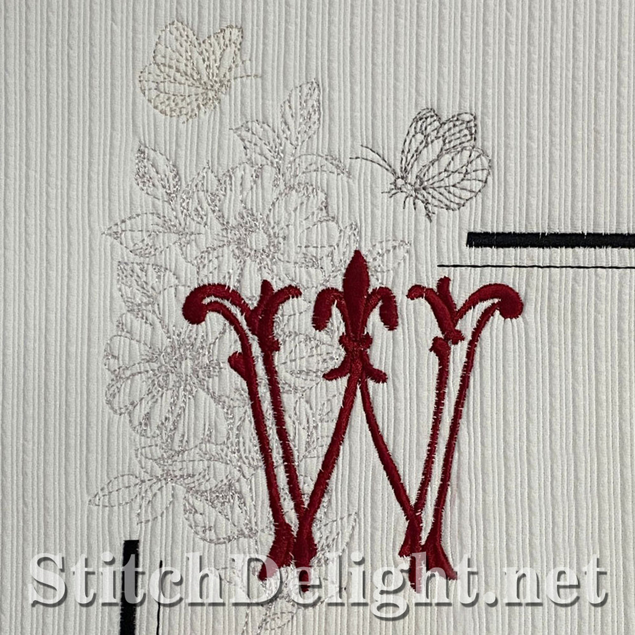 SDS1787 Elegant Scroll Font