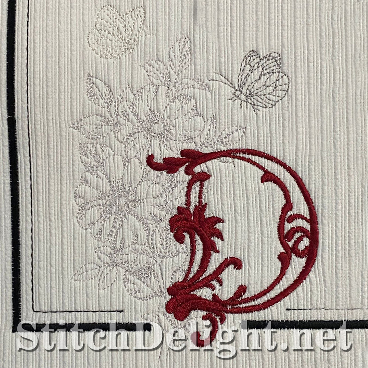 SDS1787 Elegant Scroll Font