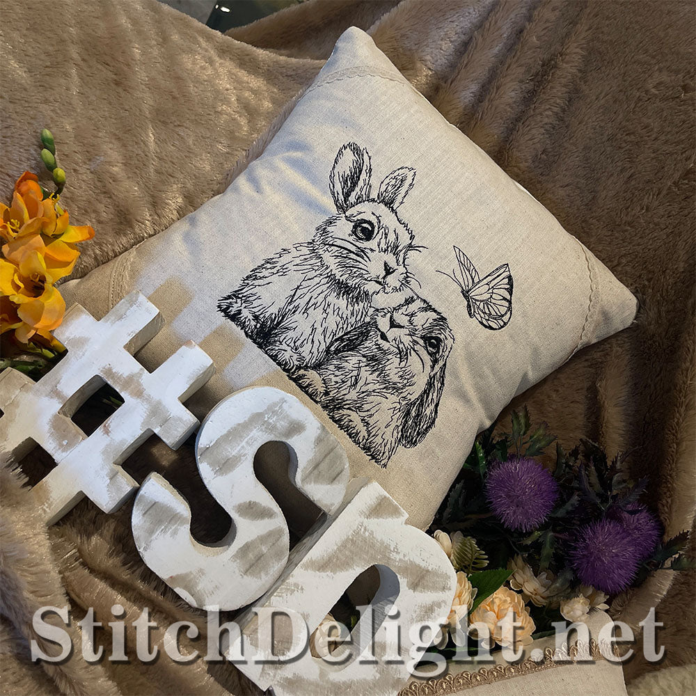 SDS3208 Pencil sketch Bunnies