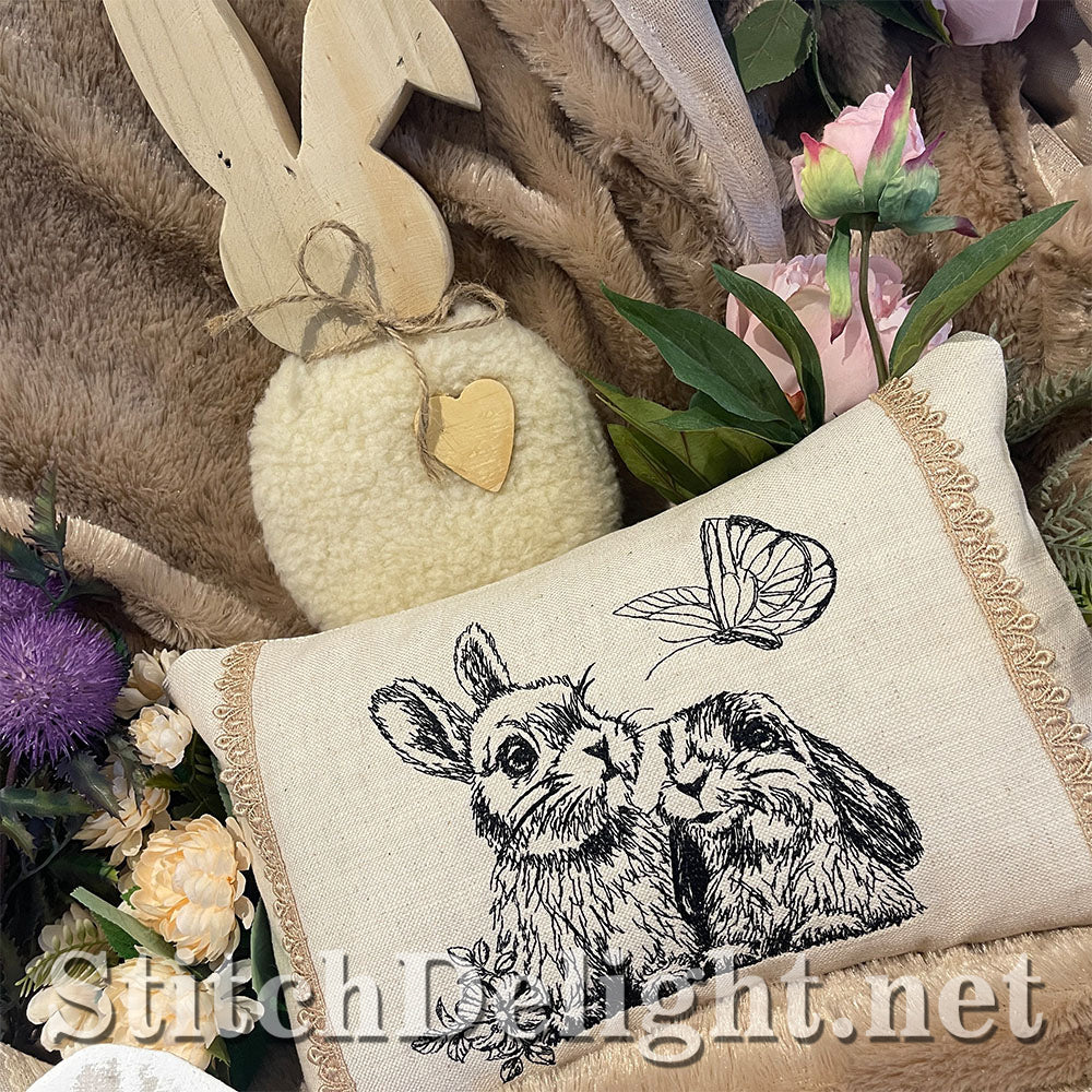 SDS3208 Pencil sketch Bunnies