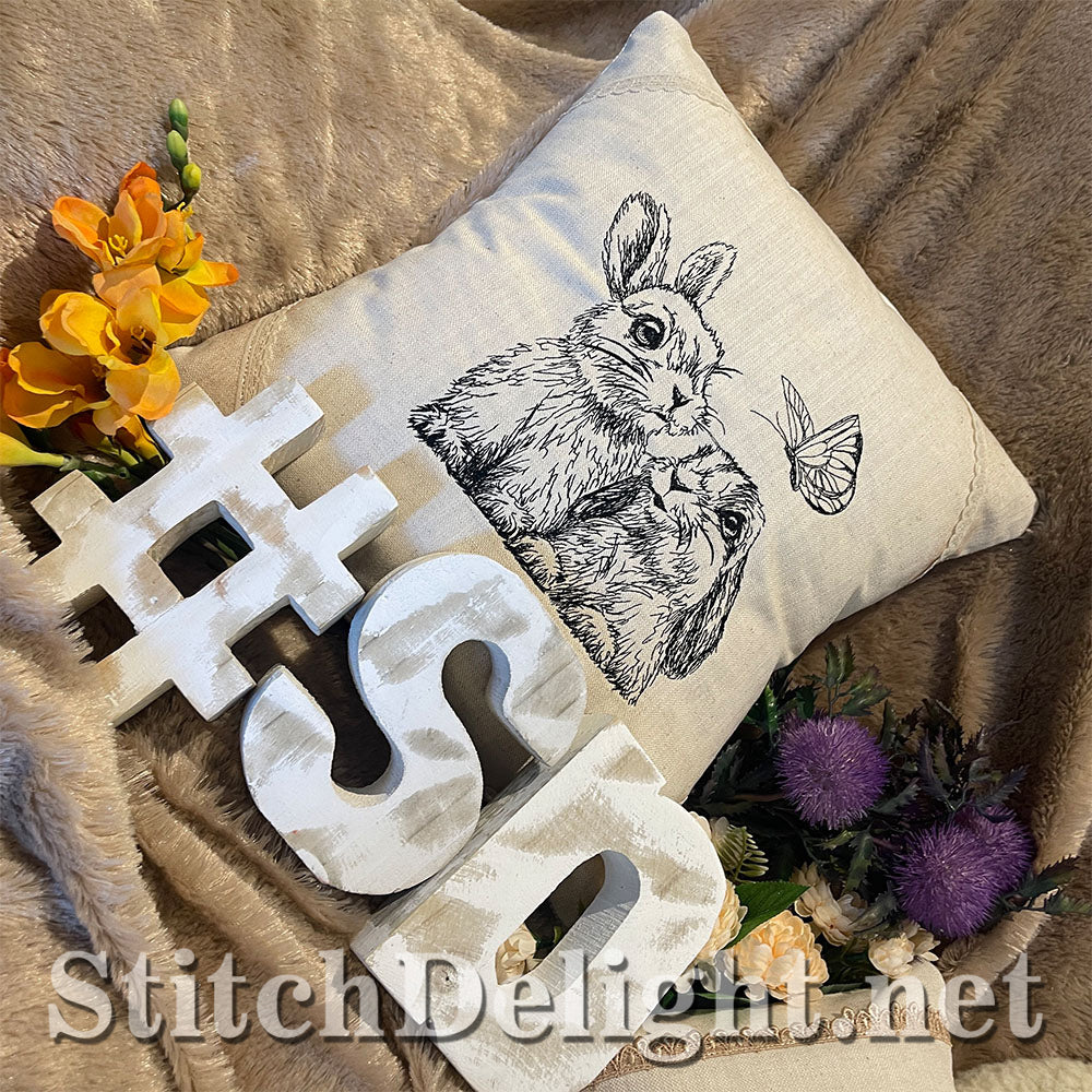 SDS3208 Pencil sketch Bunnies