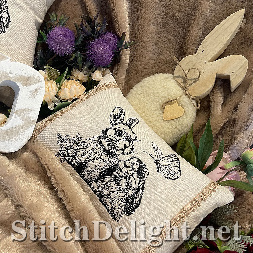 SDS3208 Pencil sketch Bunnies