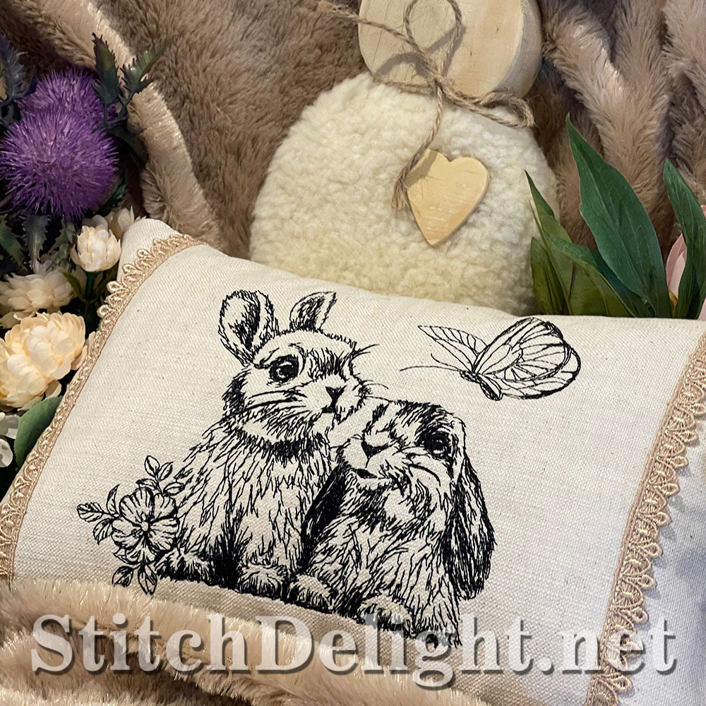 SDS3208 Pencil sketch Bunnies