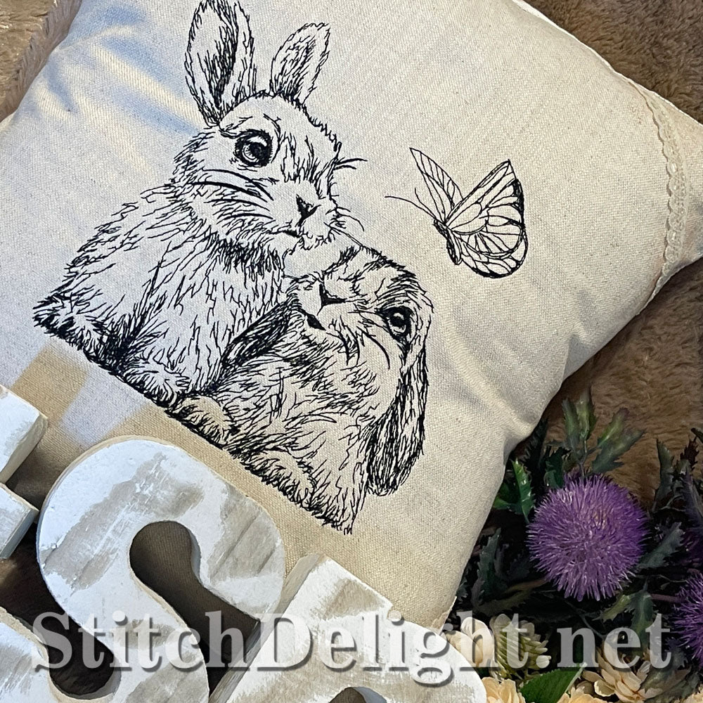 SDS3208 Pencil sketch Bunnies