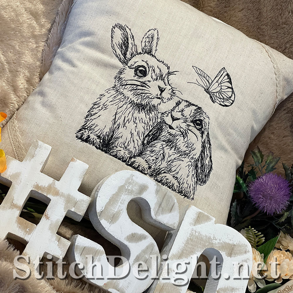 SDS3208 Pencil sketch Bunnies