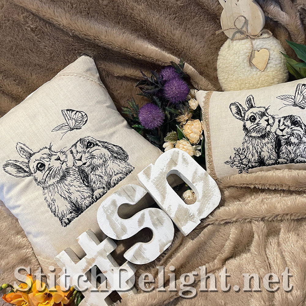 SDS3208 Pencil sketch Bunnies