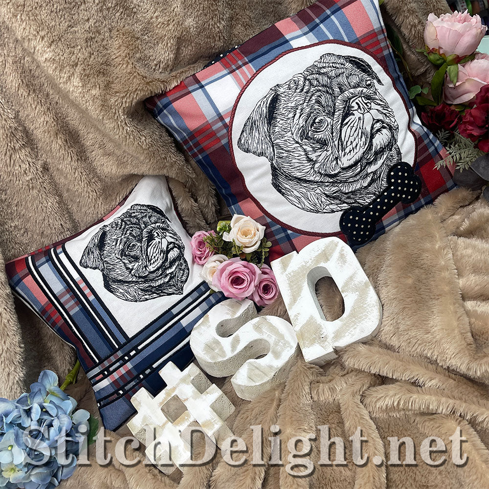 SDS3211 Pencil Sketch Pug