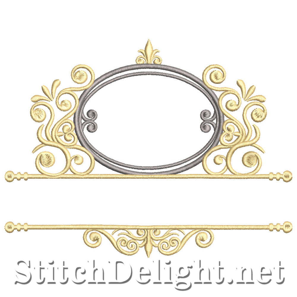 SDS5405 Elegant Scroll Frame (Blank)