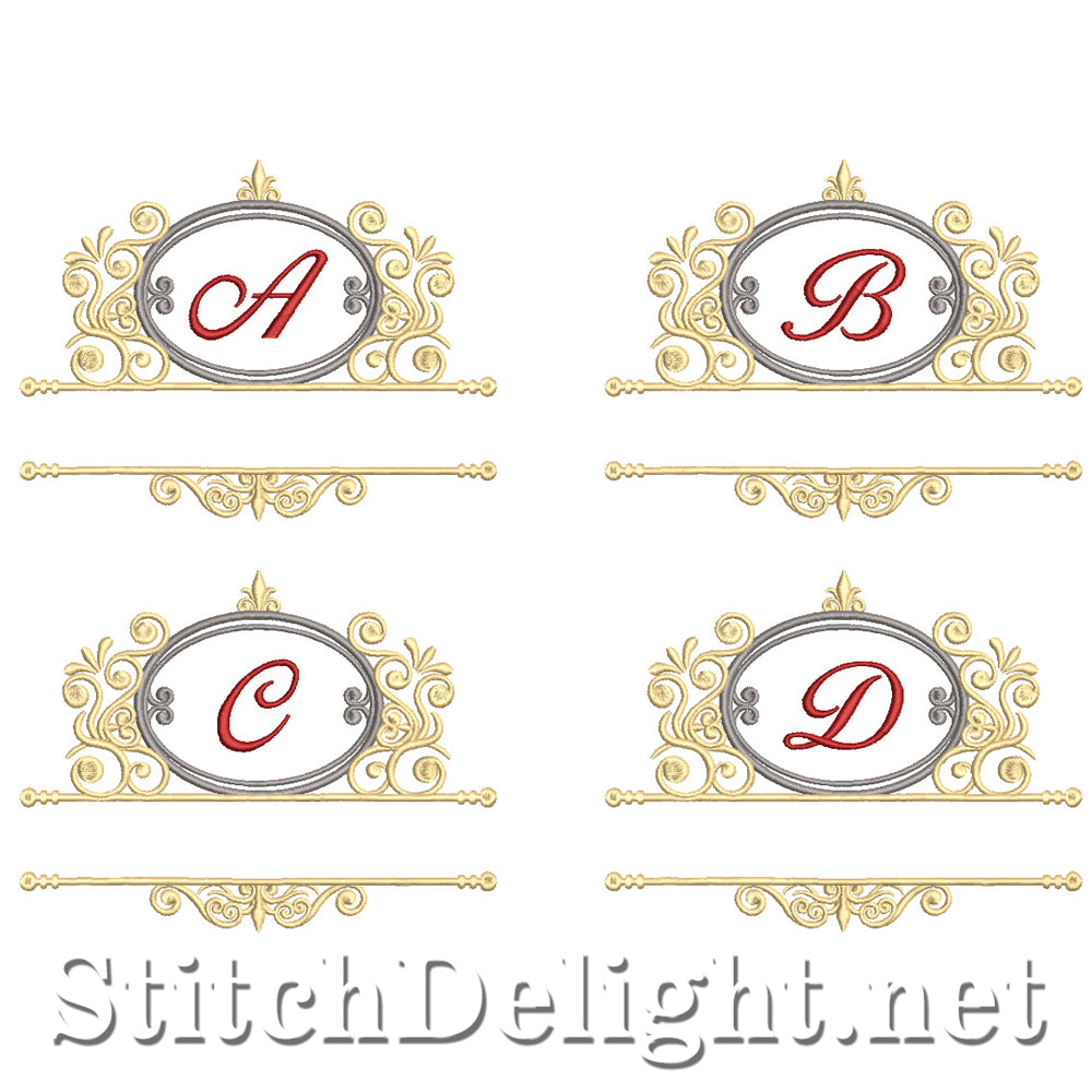 SDS5407 Wedding Monogram Font