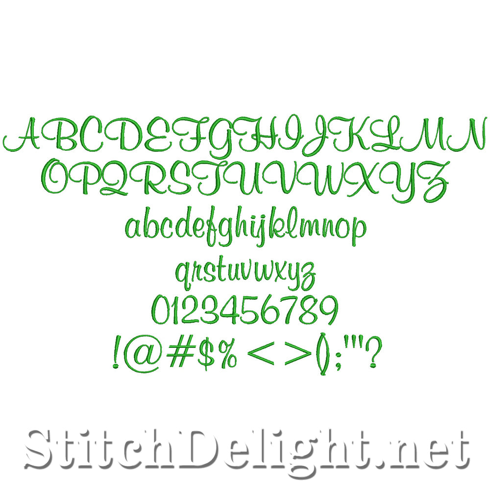 SDS5408 Wedding Frame Inlay Font
