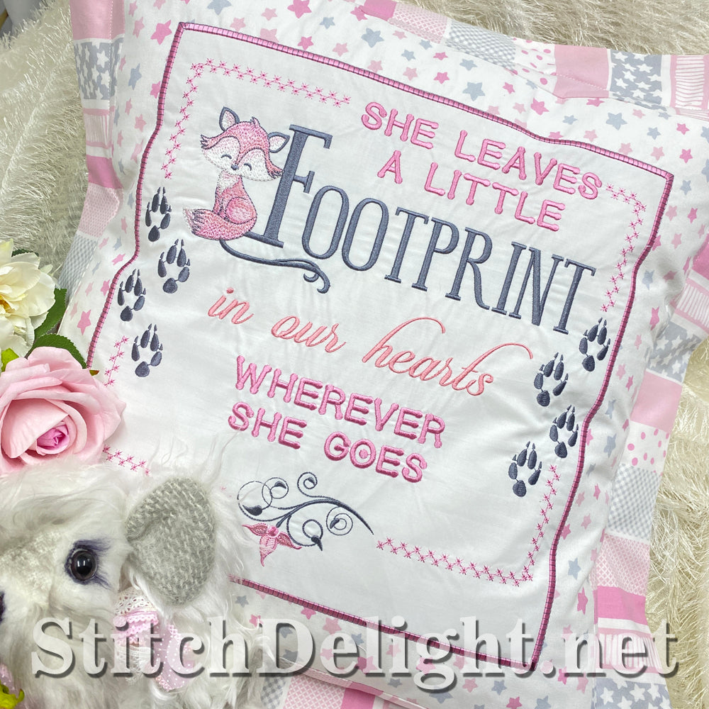 SDS5416 Little Footprints Quote