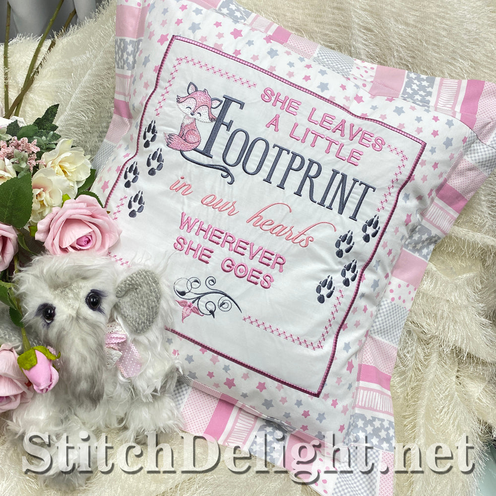 SDS5416 Little Footprints Quote