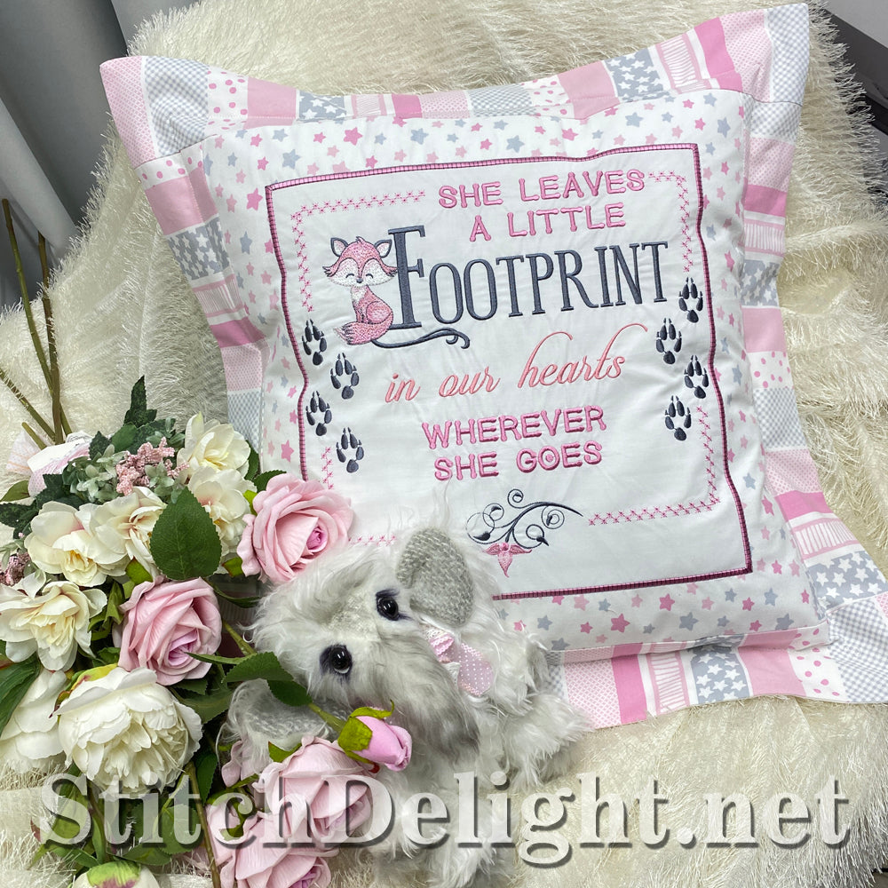 SDS5416 Little Footprints Quote