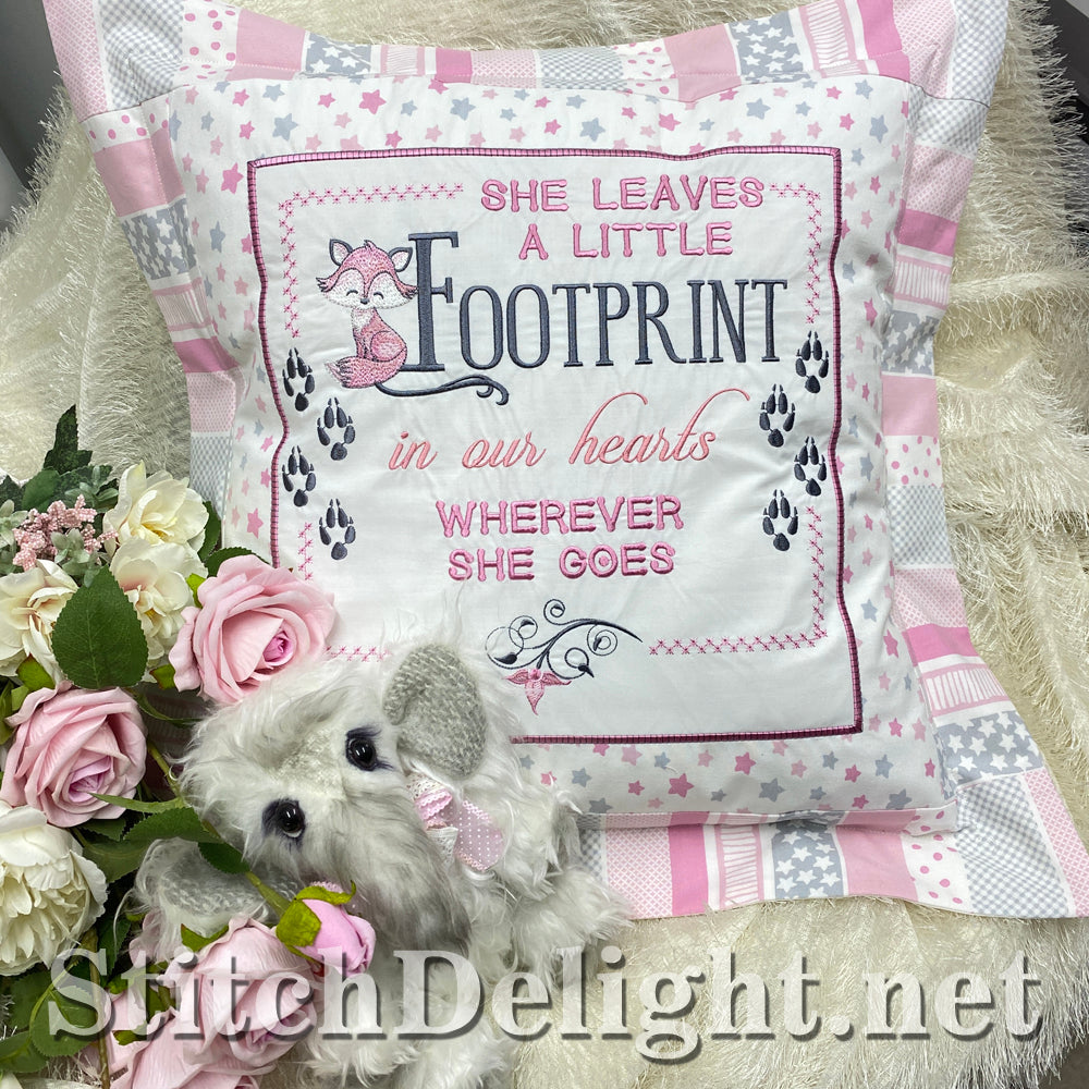 SDS5416 Little Footprints Quote