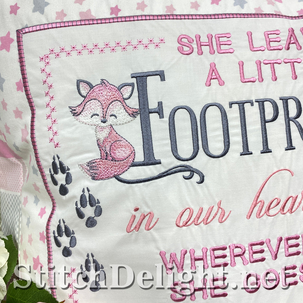 SDS5416 Little Footprints Quote