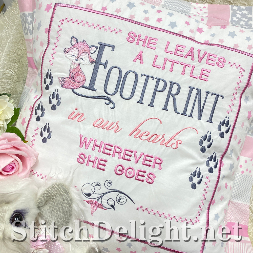 SDS5416 Little Footprints Quote