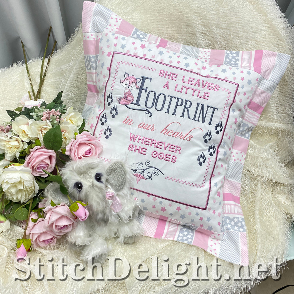 SDS5416 Little Footprints Quote