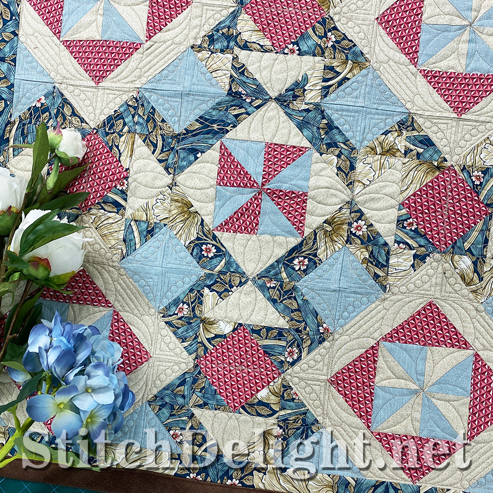 SDS5456 ITH Patchwork Quilt