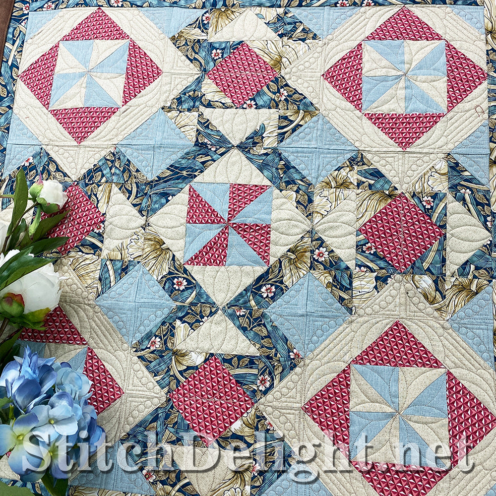 SDS5456 ITH Patchwork Quilt
