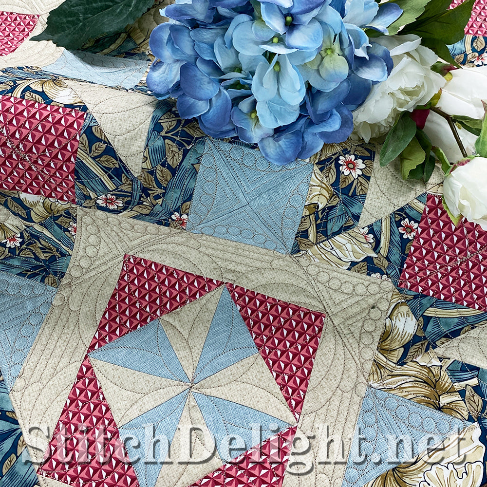 SDS5456 ITH Patchwork Quilt