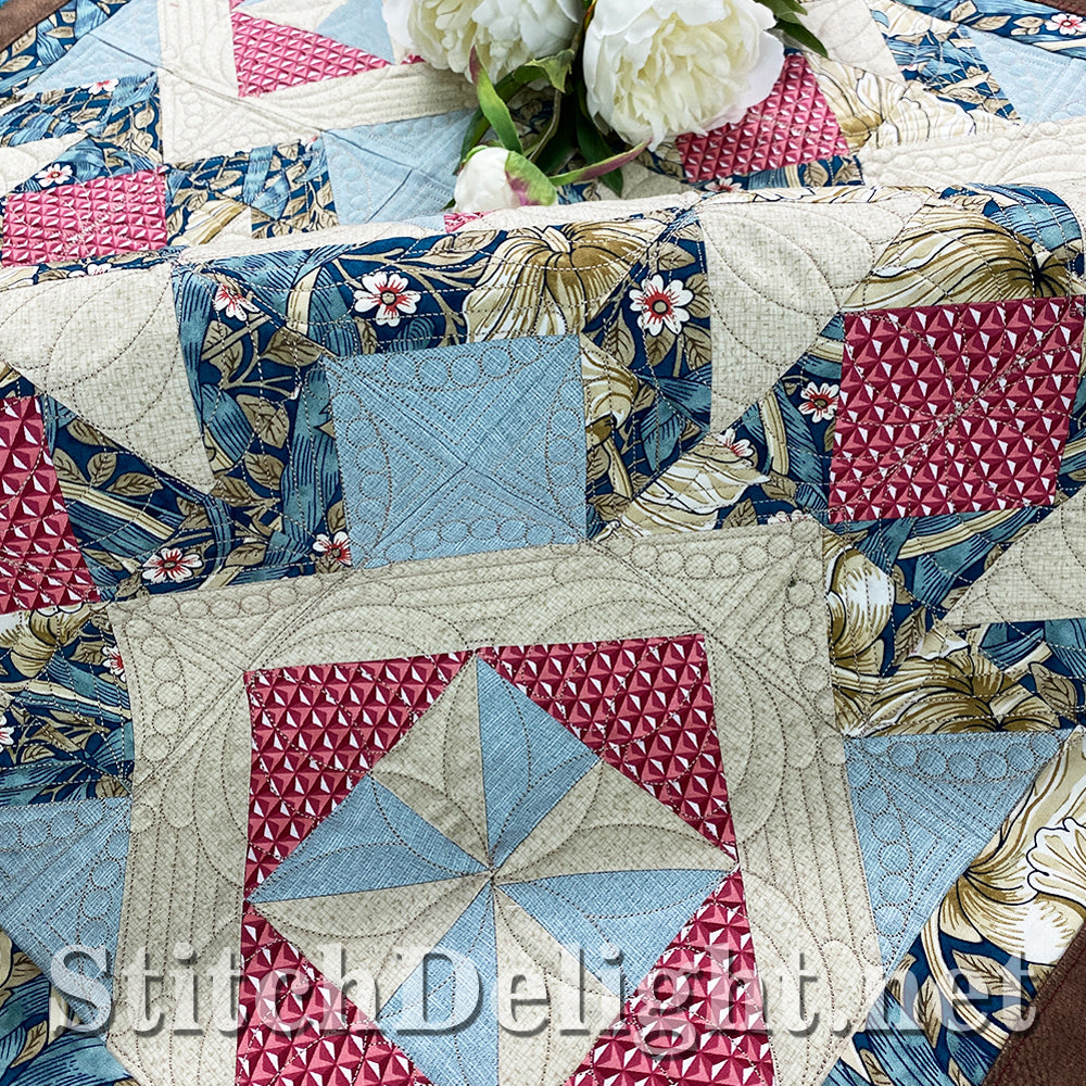 SDS5456 ITH Patchwork Quilt