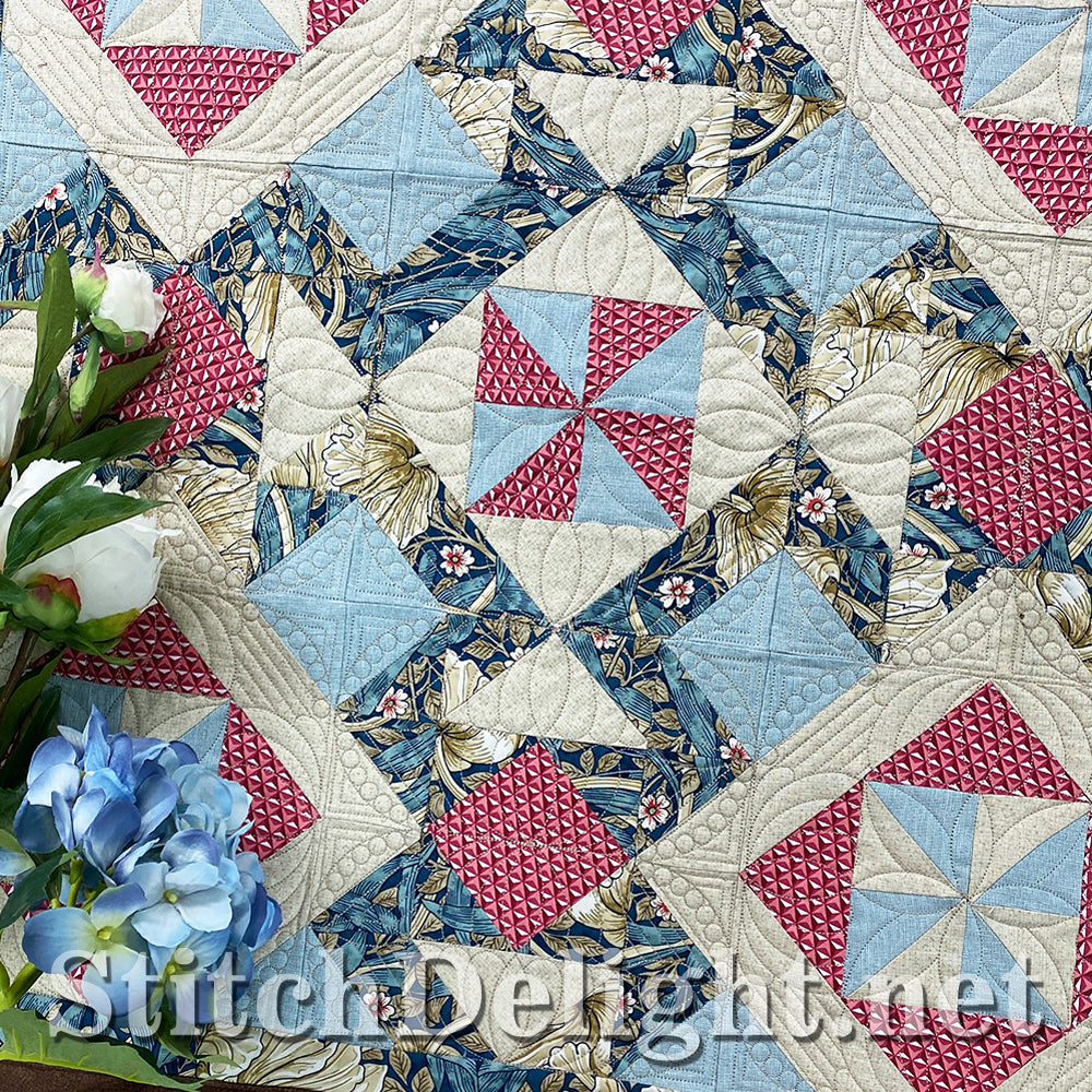 SDS5456 ITH Patchwork Quilt