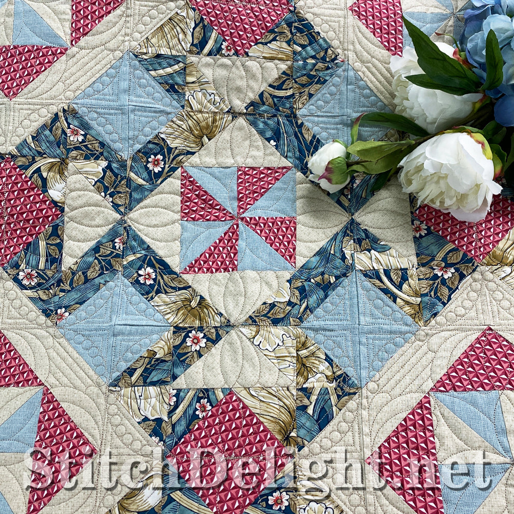 SDS5456 ITH Patchwork Quilt