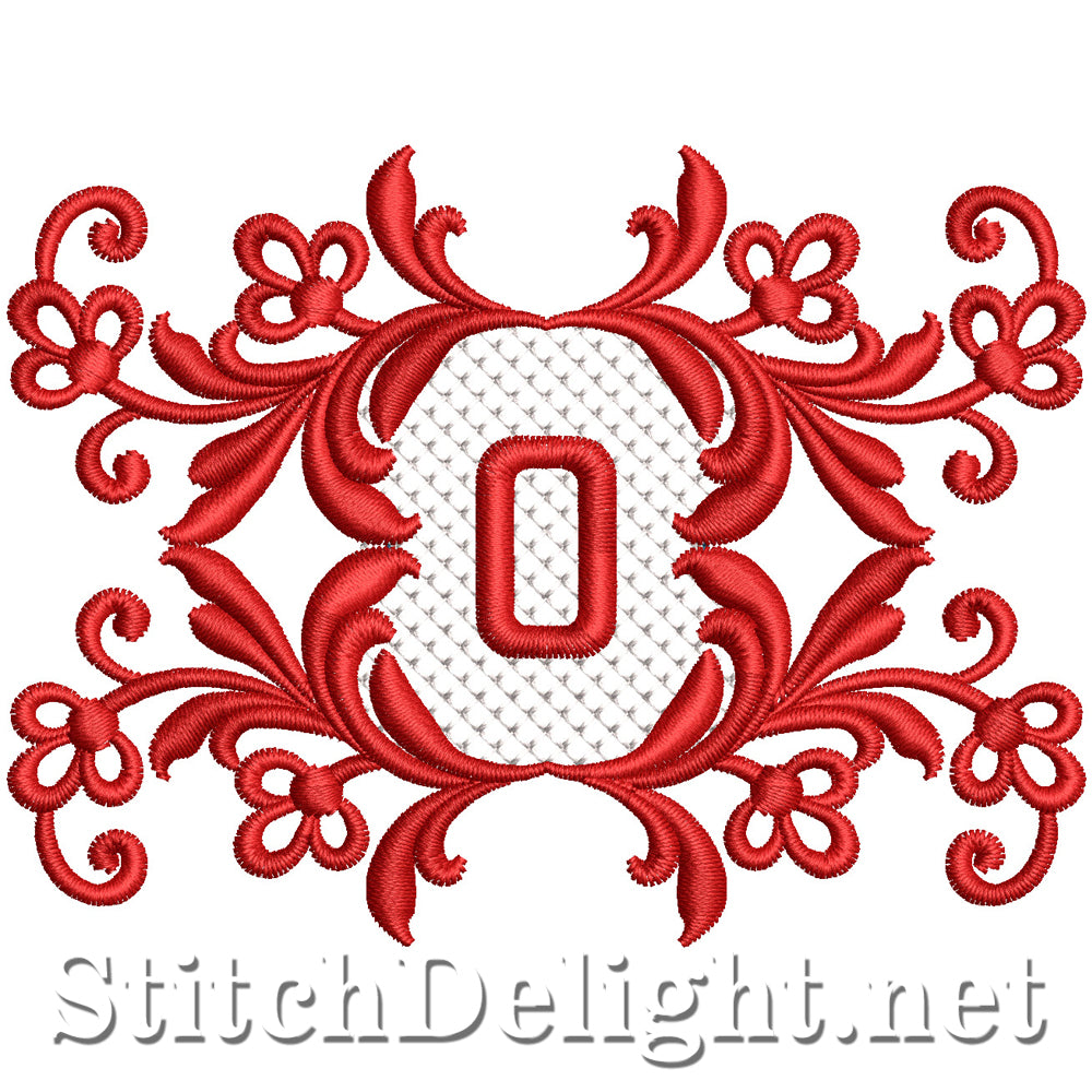 SDS5463 Lace Collectors Font O