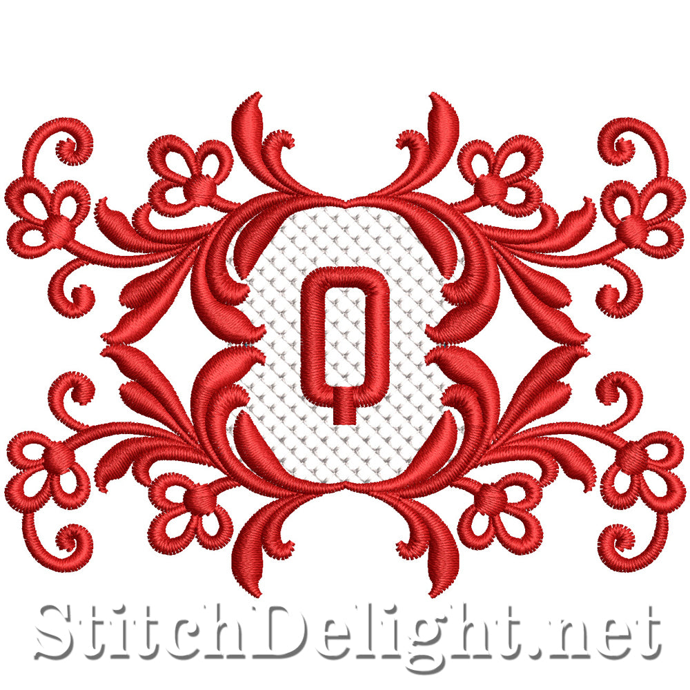 SDS5463 Lace Collectors Font Q