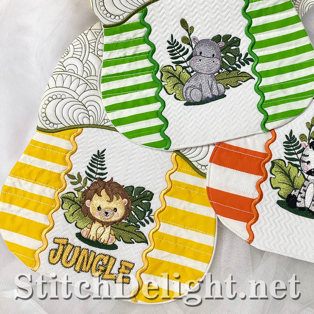 SDS5484 Our Little Safari Baby Bibs