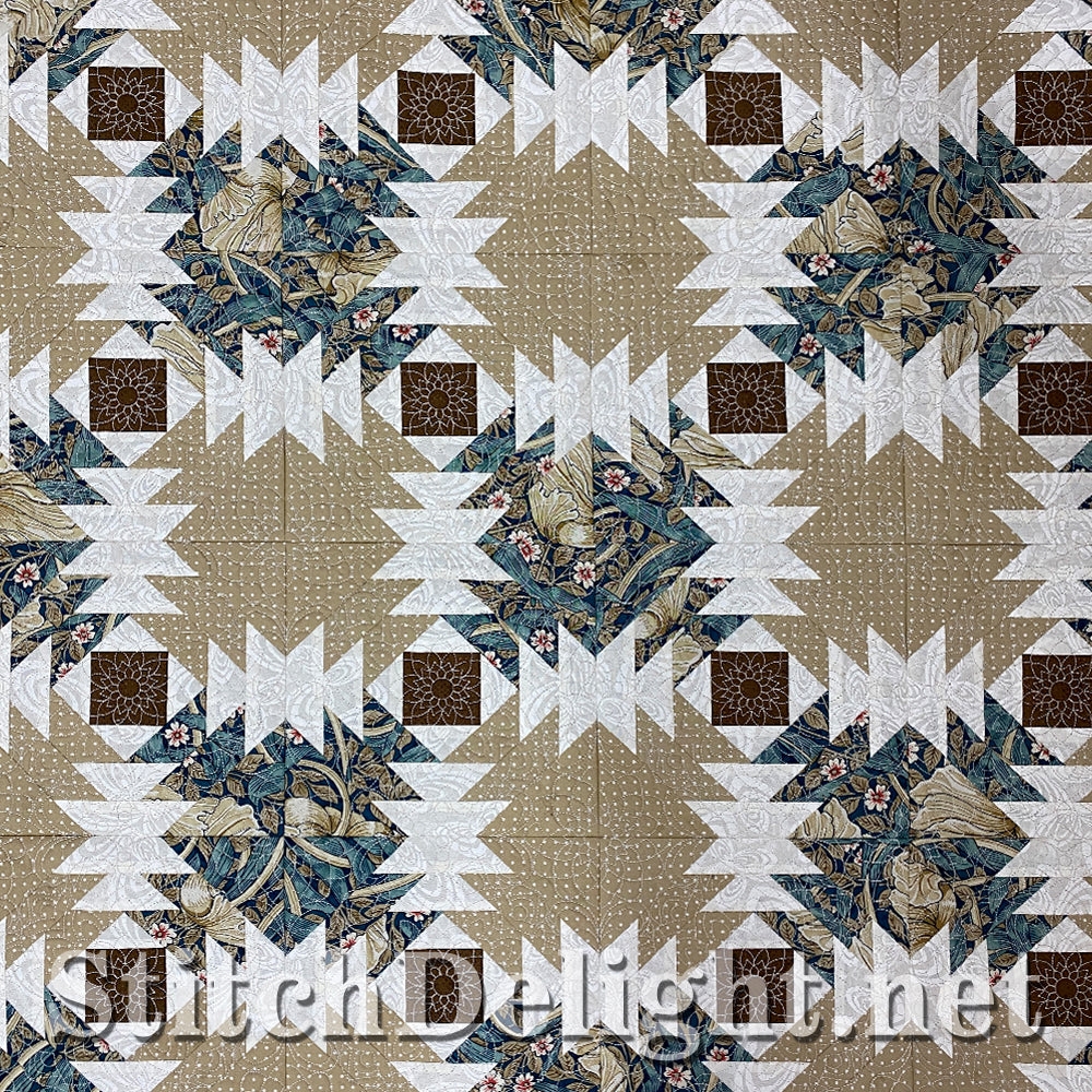 SDS5486 ITH Pineapple Quilt