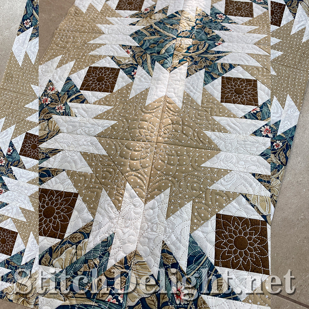 SDS5486 ITH Pineapple Quilt