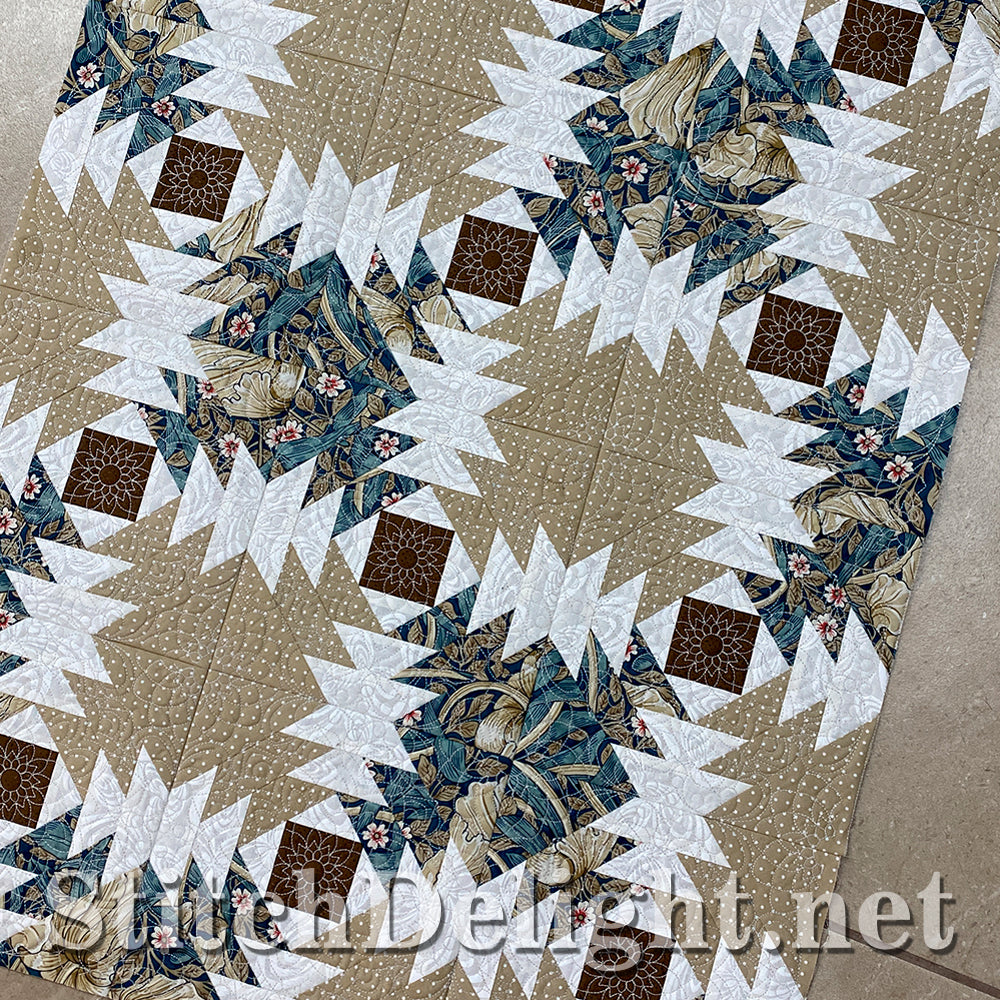 SDS5486 ITH Pineapple Quilt