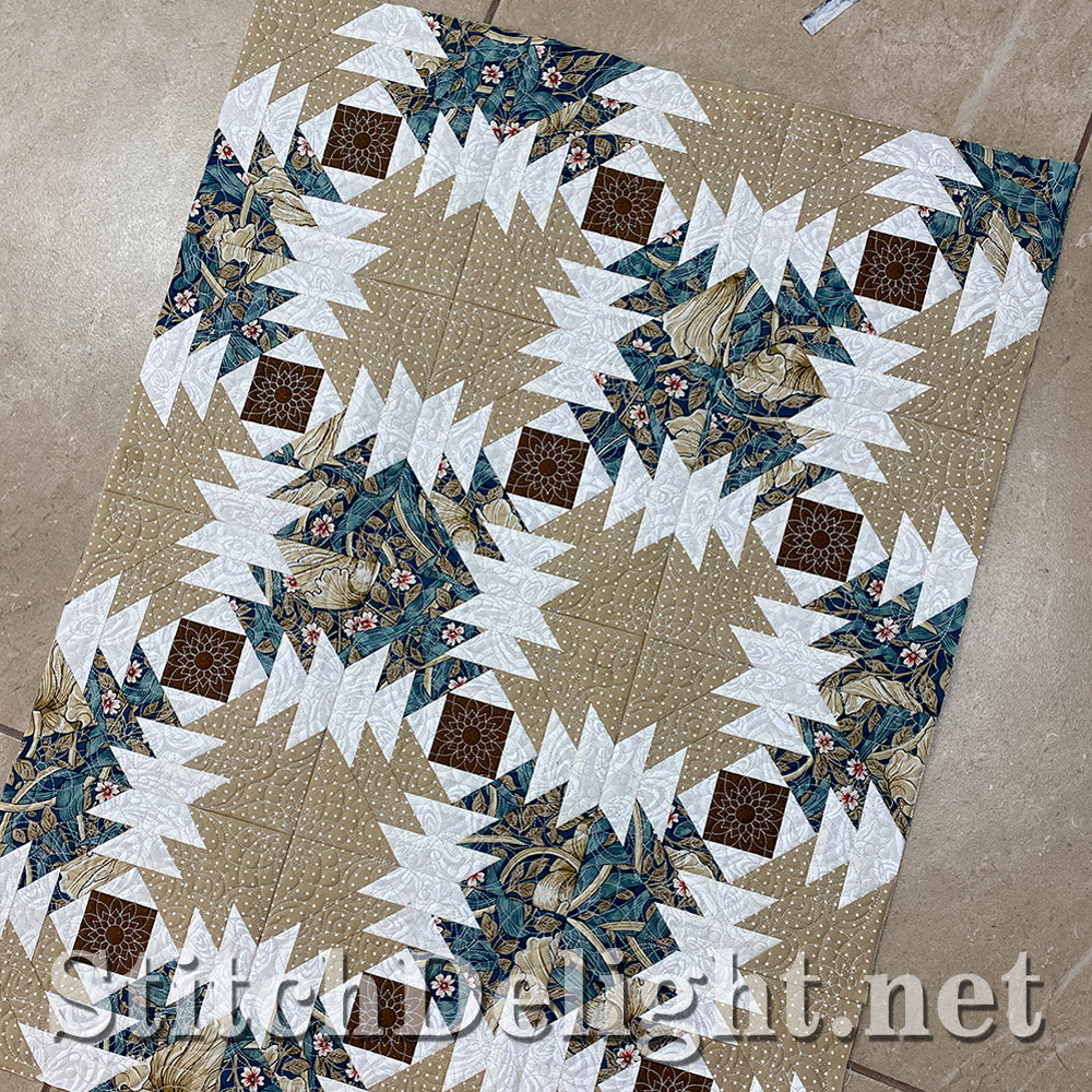 SDS5486 ITH Pineapple Quilt