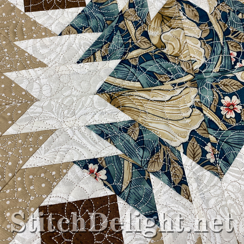 SDS5486 ITH Pineapple Quilt