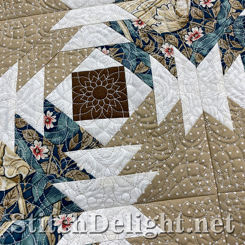 SDS5486 ITH Pineapple Quilt