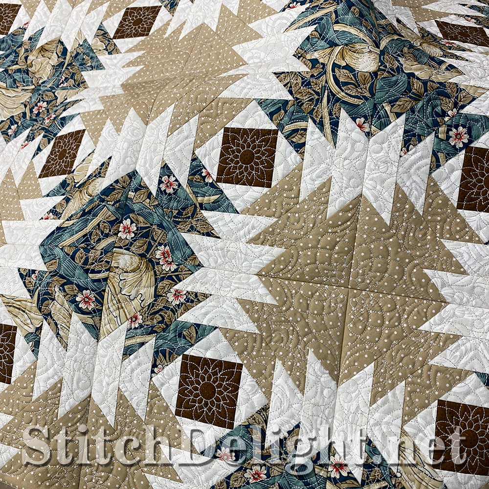 SDS5486 ITH Pineapple Quilt