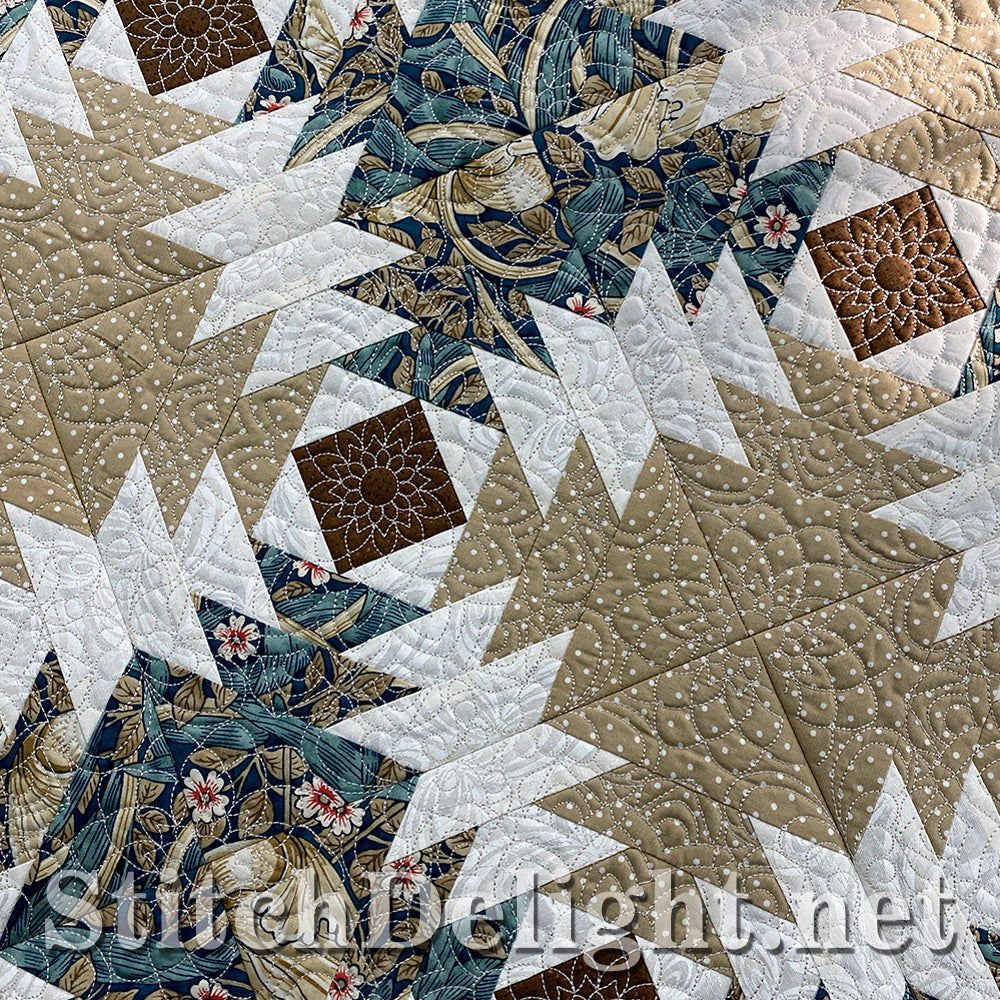 SDS5486 ITH Pineapple Quilt