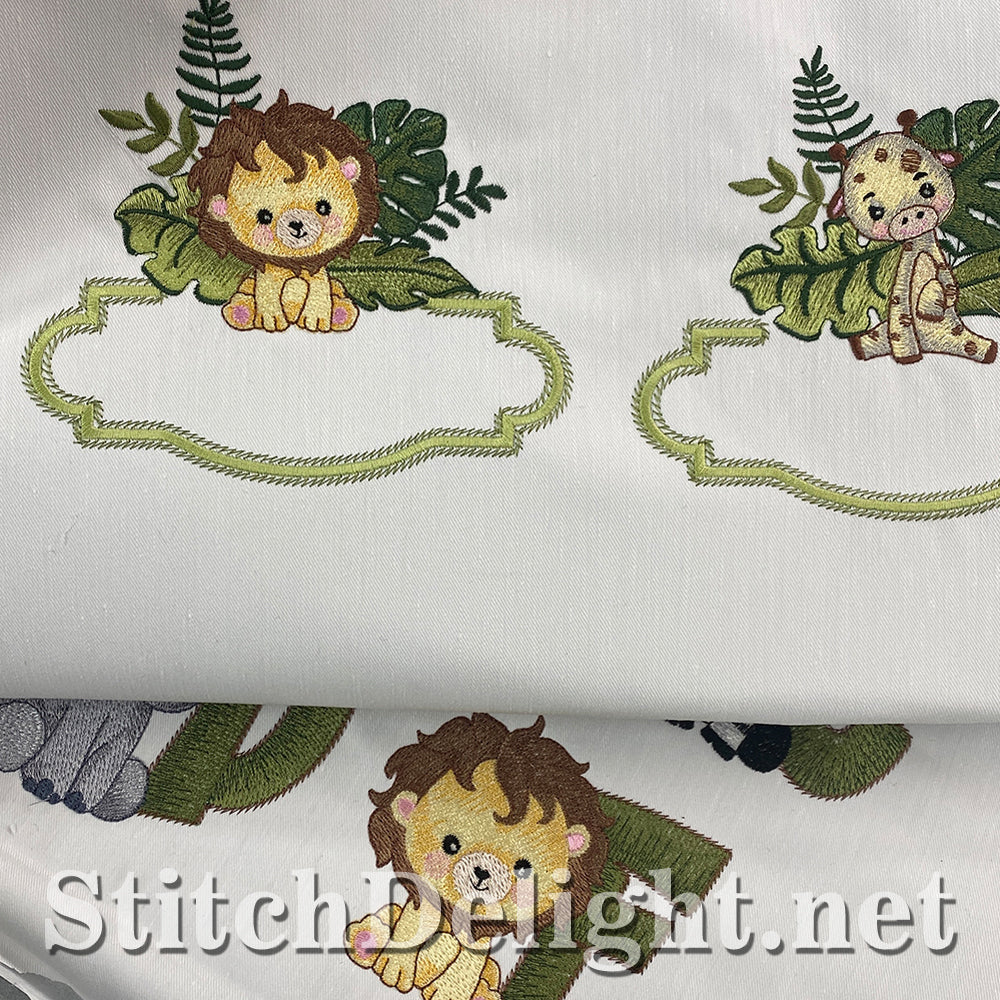 SDS5490 Safari Animal Name Tags