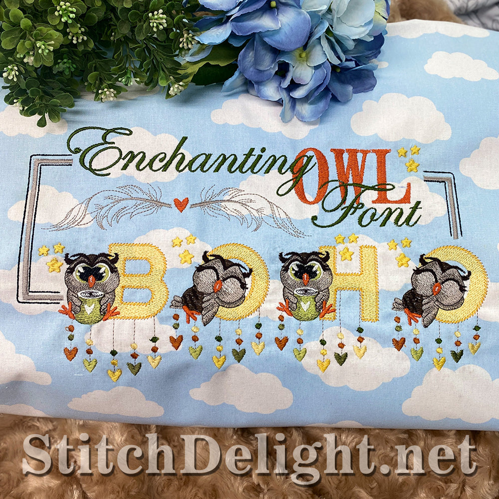 SDS5501 Enchanting Owl Collectors Font